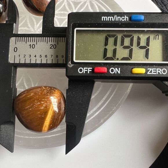 Tiger Eye Crystals Tumbled‎ Stones Set of Three (#3) - Picture 13 of 14